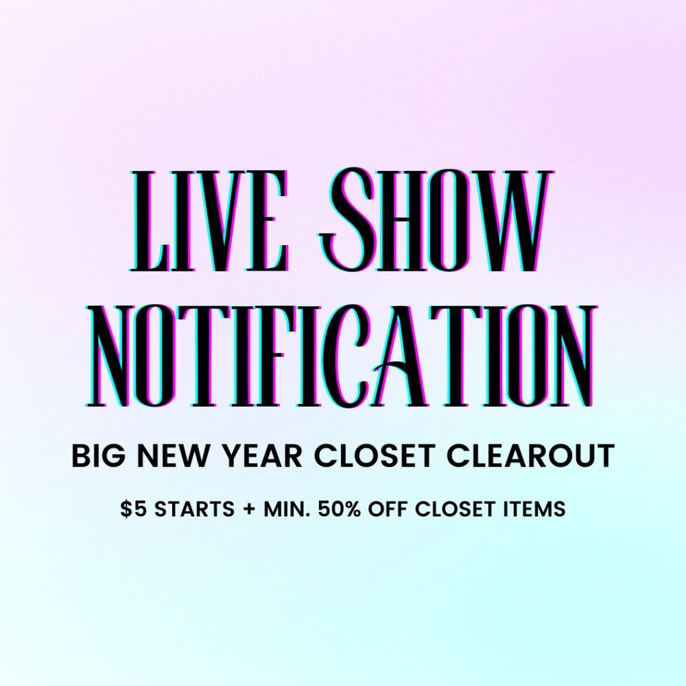 LIVE SHOW NOTIFICATION